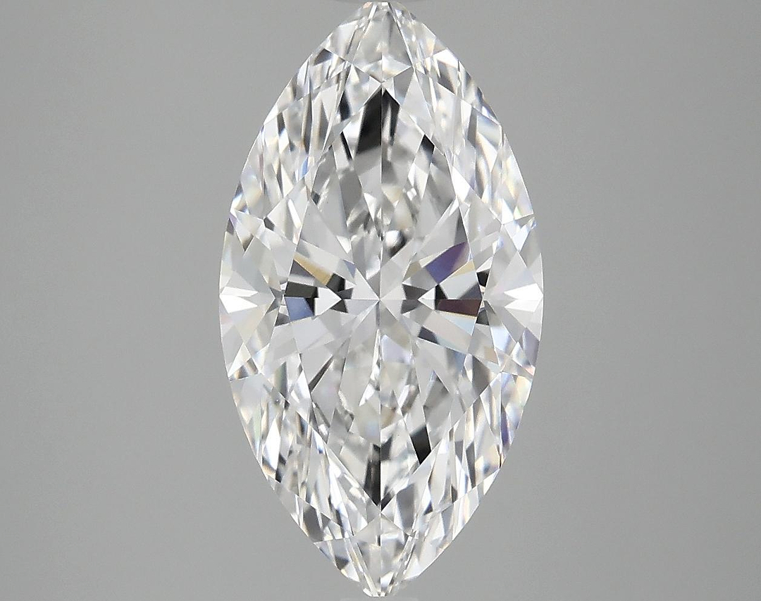 3.1 Carat Marquise Shaped Excellent Cut VVS2 IGI Certified Lab Grown Diamond