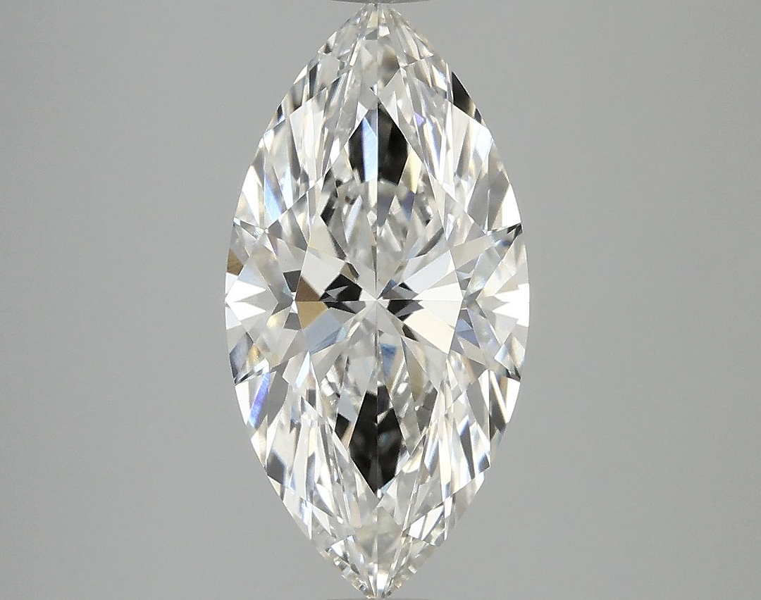 3.01 Carat Marquise Shaped Ideal Cut VVS2 IGI Certified Lab Grown Diamond