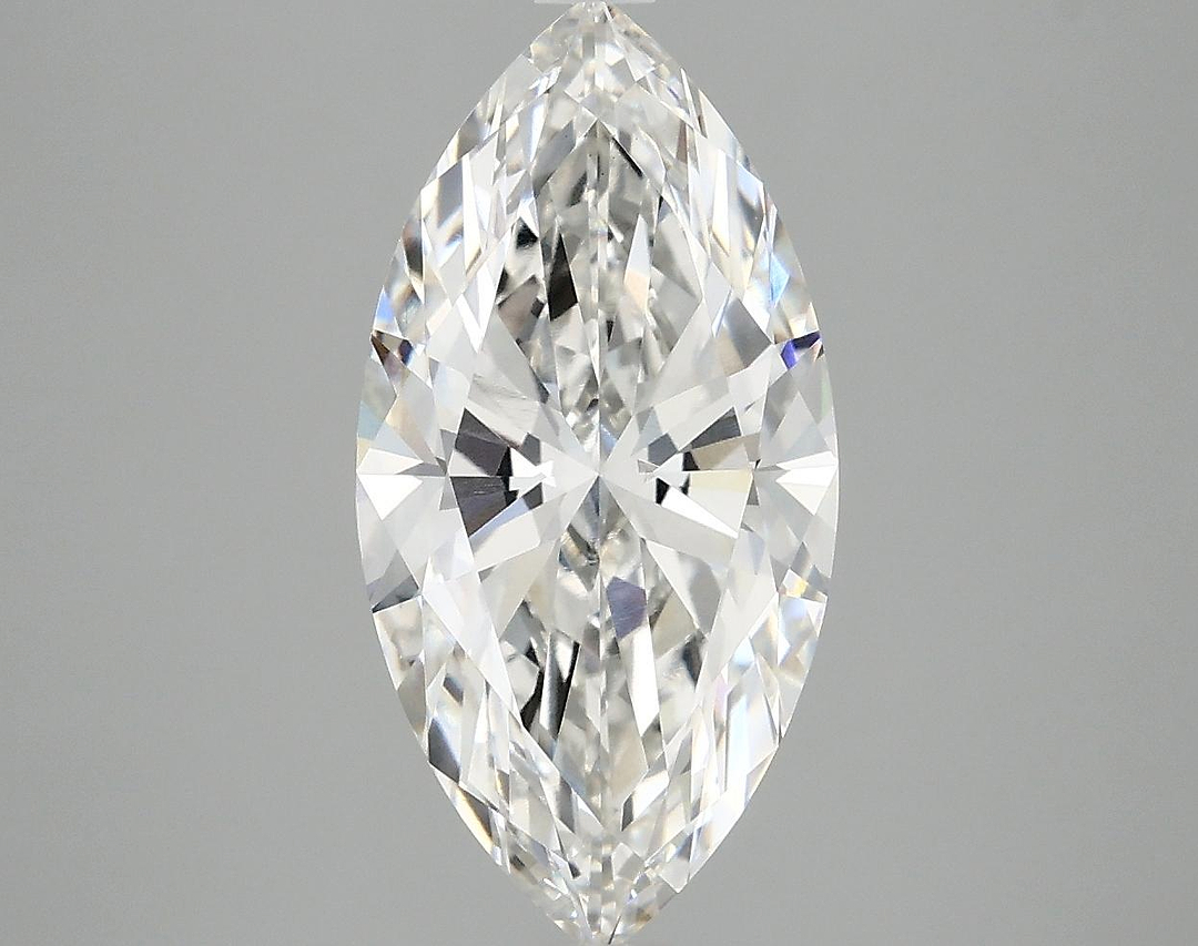 3.08 Carat Marquise Shaped Ideal Cut VVS2 IGI Certified Lab Grown Diamond