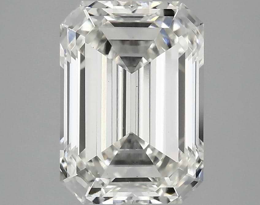3.14 Carat Emerald Shaped Ideal Cut VS1 IGI Certified Lab Grown Diamond