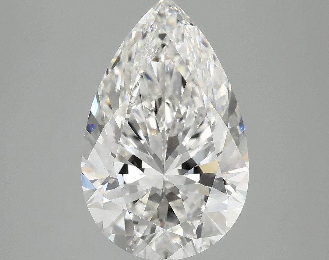 4.03 Carat Pear Shaped Ideal Cut VS1 IGI Certified Lab Grown Diamond