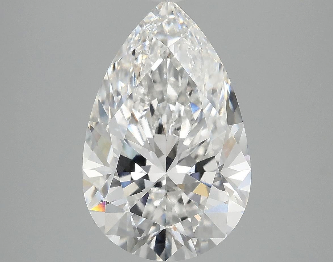 4.09 Carat Pear Shaped Ideal Cut VS1 IGI Certified Lab Grown Diamond