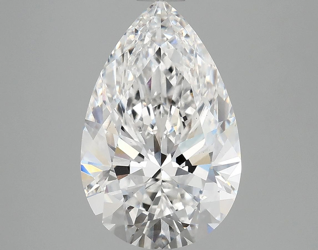 4.09 Carat Pear Shaped Ideal Cut VS1 IGI Certified Lab Grown Diamond