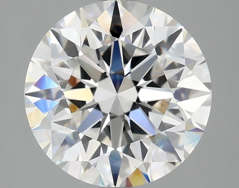 3.07 Carat Round Shaped Excellent Cut VVS2 IGI Certified Lab Grown Diamond