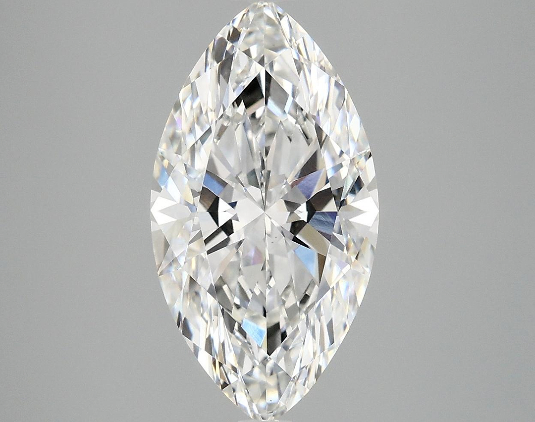 3.1 Carat Marquise Shaped Excellent Cut VVS2 IGI Certified Lab Grown Diamond
