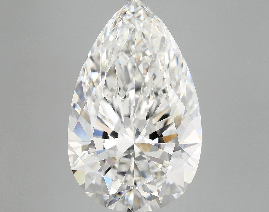 10.14 Carat Pear Shaped Ideal Cut VVS2 IGI Certified Lab Grown Diamond