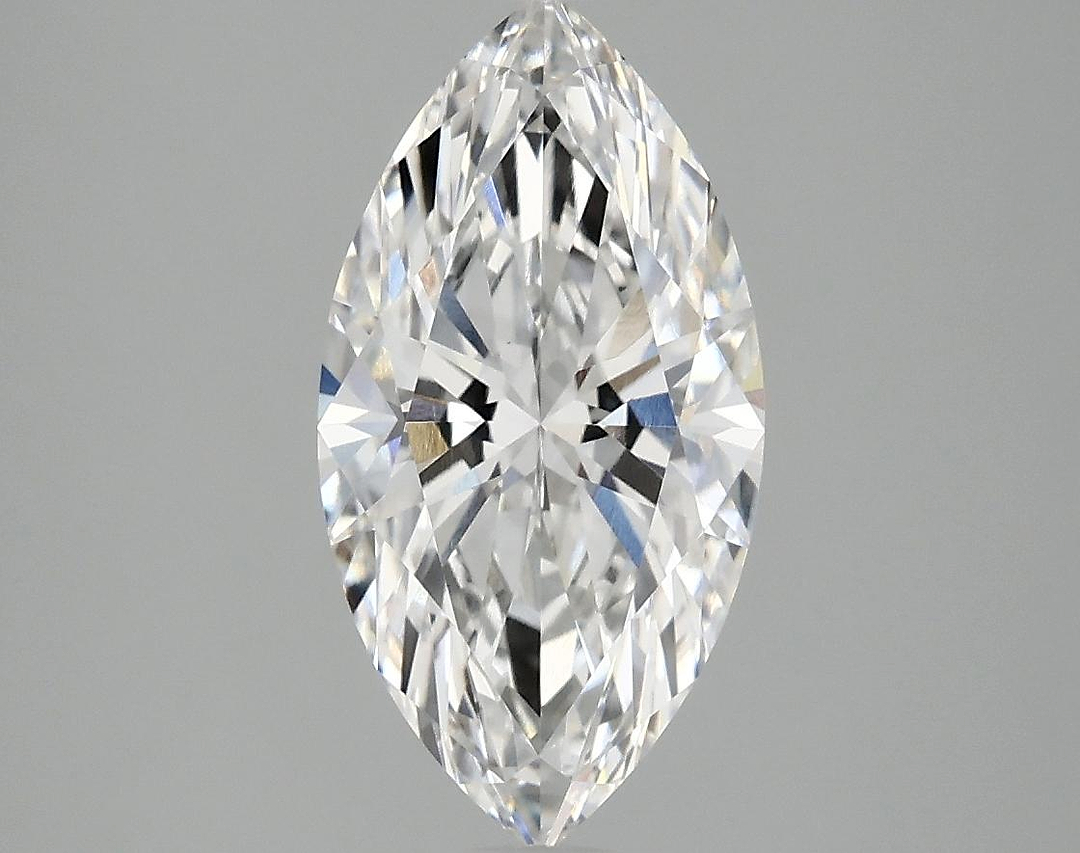 2.1 Carat Marquise Shaped Ideal Cut VVS2 IGI Certified Lab Grown Diamond