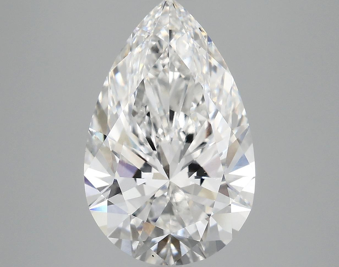 4.05 Carat Pear Shaped Ideal Cut VS1 IGI Certified Lab Grown Diamond
