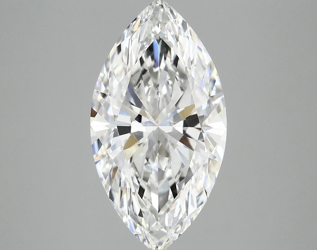 3.04 Carat Marquise Shaped Excellent Cut VVS2 IGI Certified Lab Grown Diamond