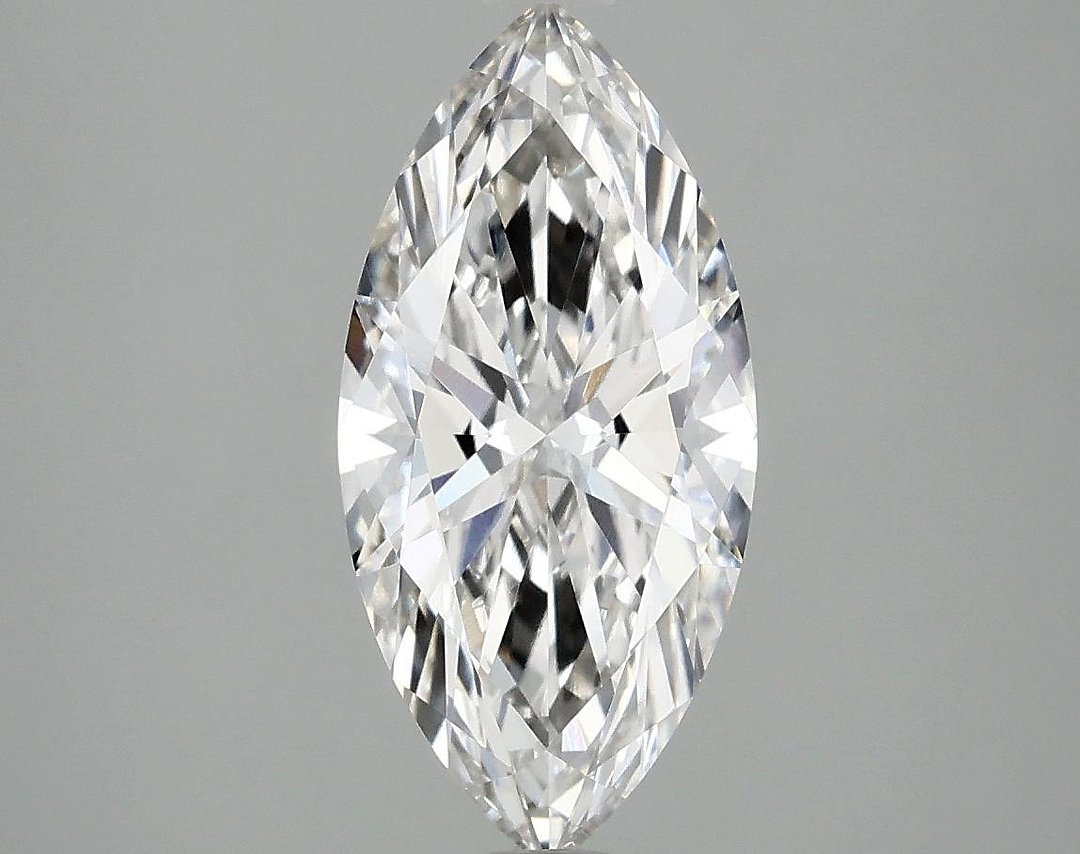 1.98 Carat Marquise Shaped Excellent Cut VVS2 IGI Certified Lab Grown Diamond