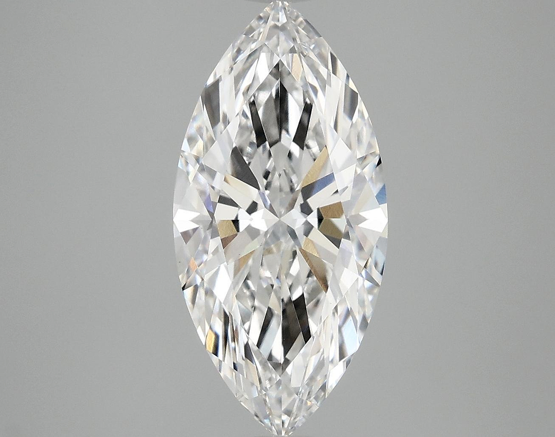 3.08 Carat Marquise Shaped Excellent Cut VVS2 IGI Certified Lab Grown Diamond