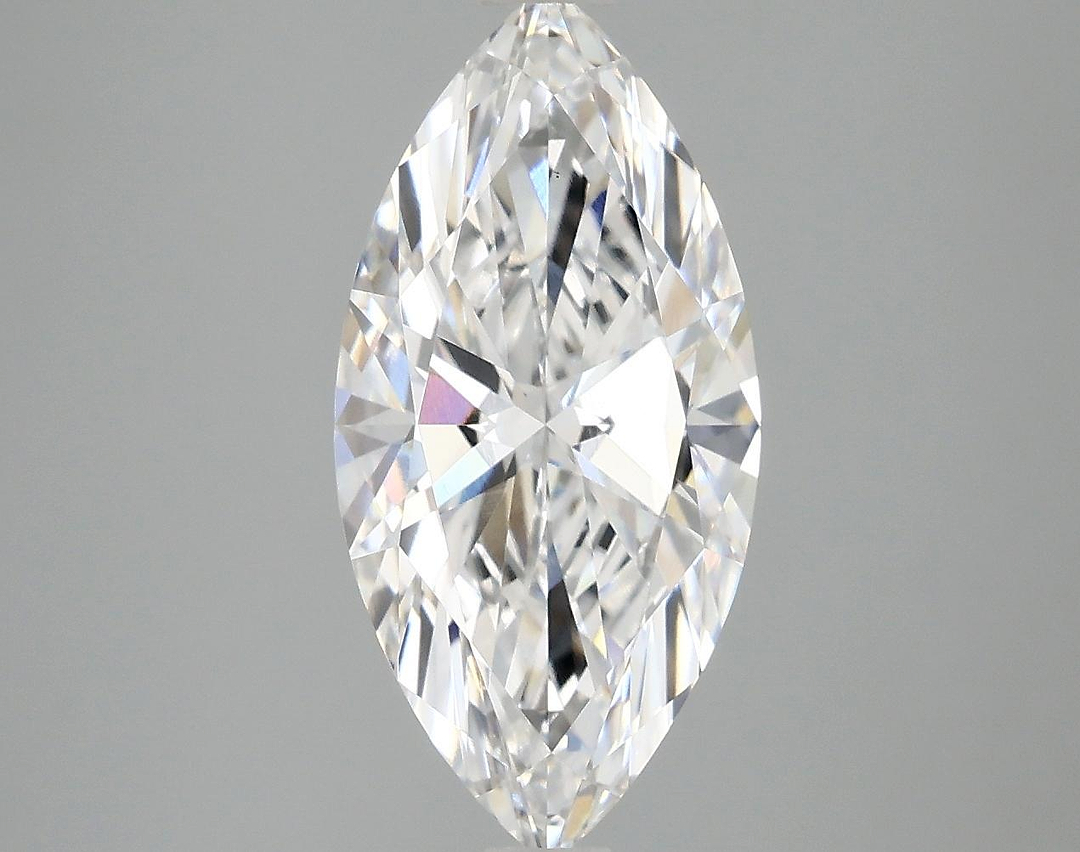 2.84 Carat Marquise Shaped Excellent Cut VVS2 IGI Certified Lab Grown Diamond