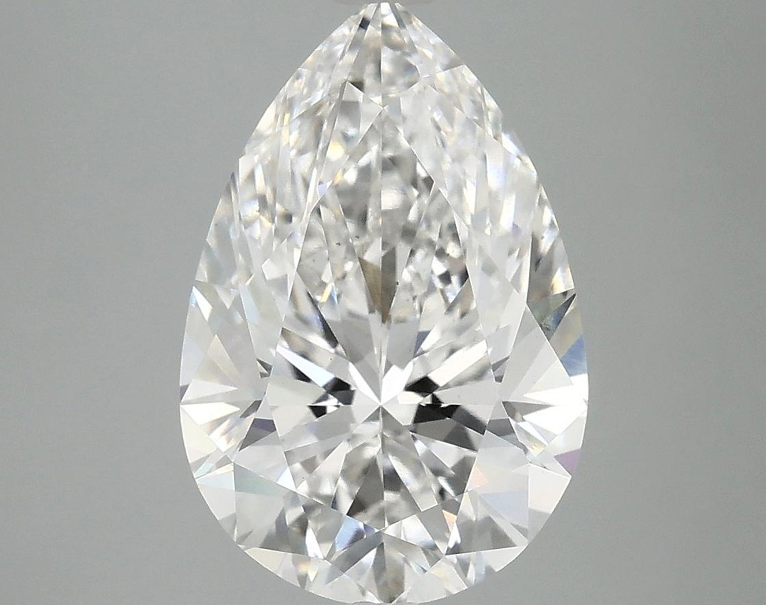 4.02 Carat Pear Shaped Excellent Cut VS2 IGI Certified Lab Grown Diamond