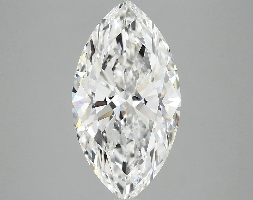 3.03 Carat Marquise Shaped Excellent Cut VVS2 IGI Certified Lab Grown Diamond