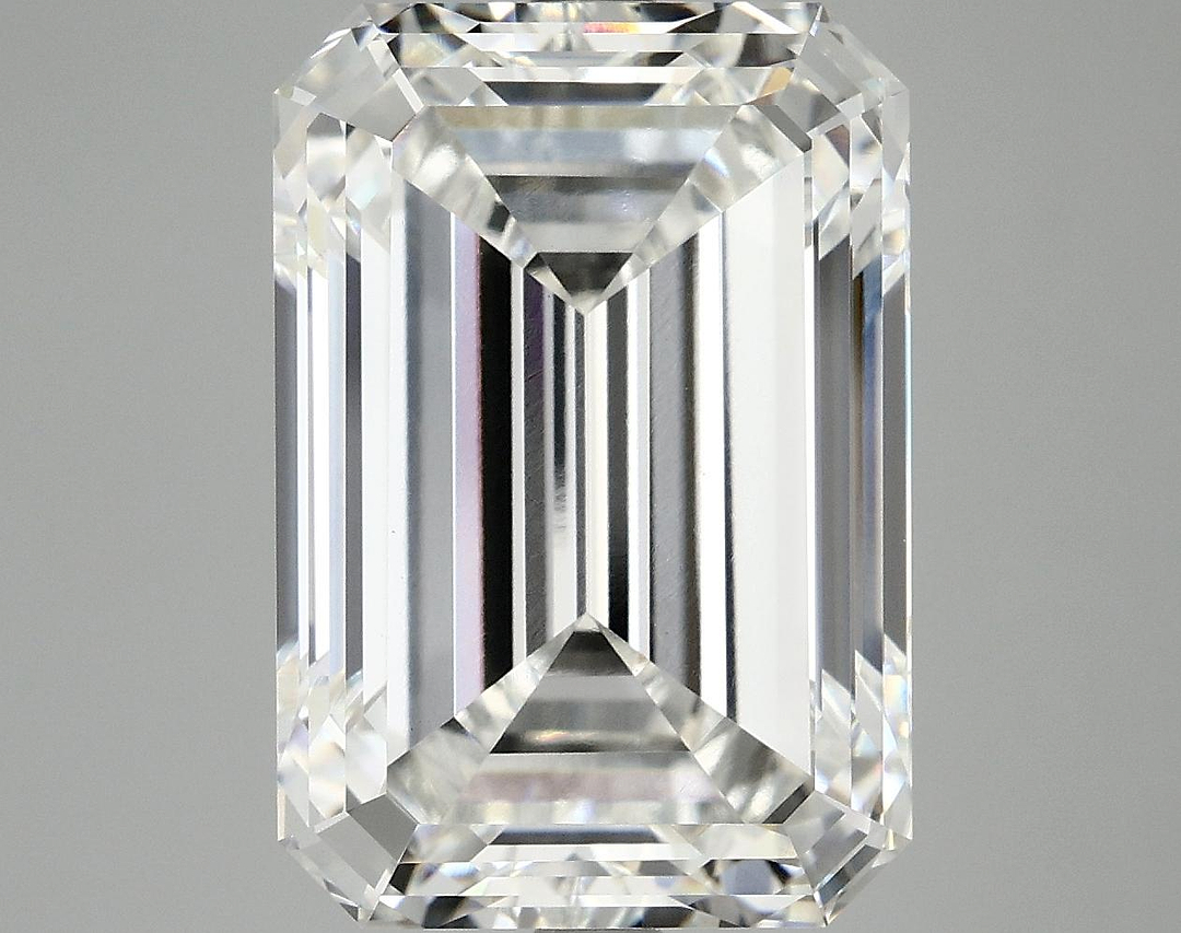 10.07 Carat Emerald Shaped Ideal Cut VVS2 IGI Certified Lab Grown Diamond