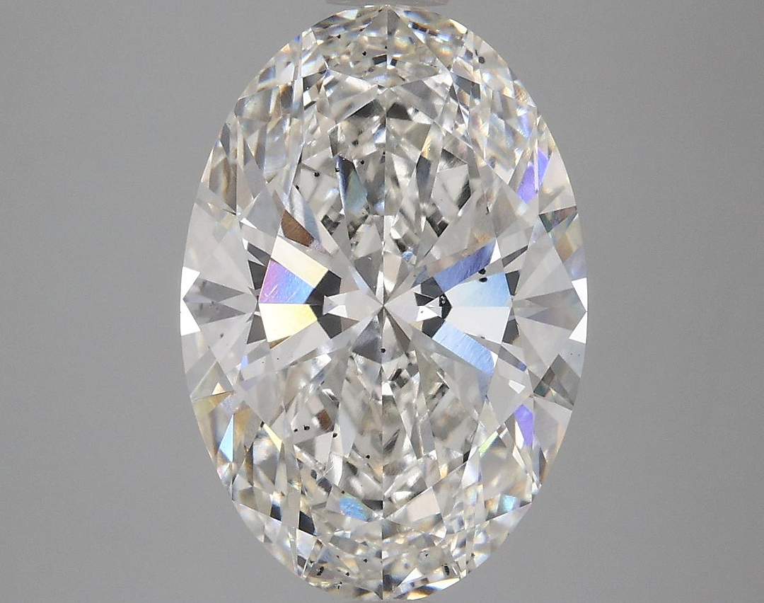 5.29 Carat Oval Shaped Ideal Cut SI1 IGI Certified Lab Grown Diamond