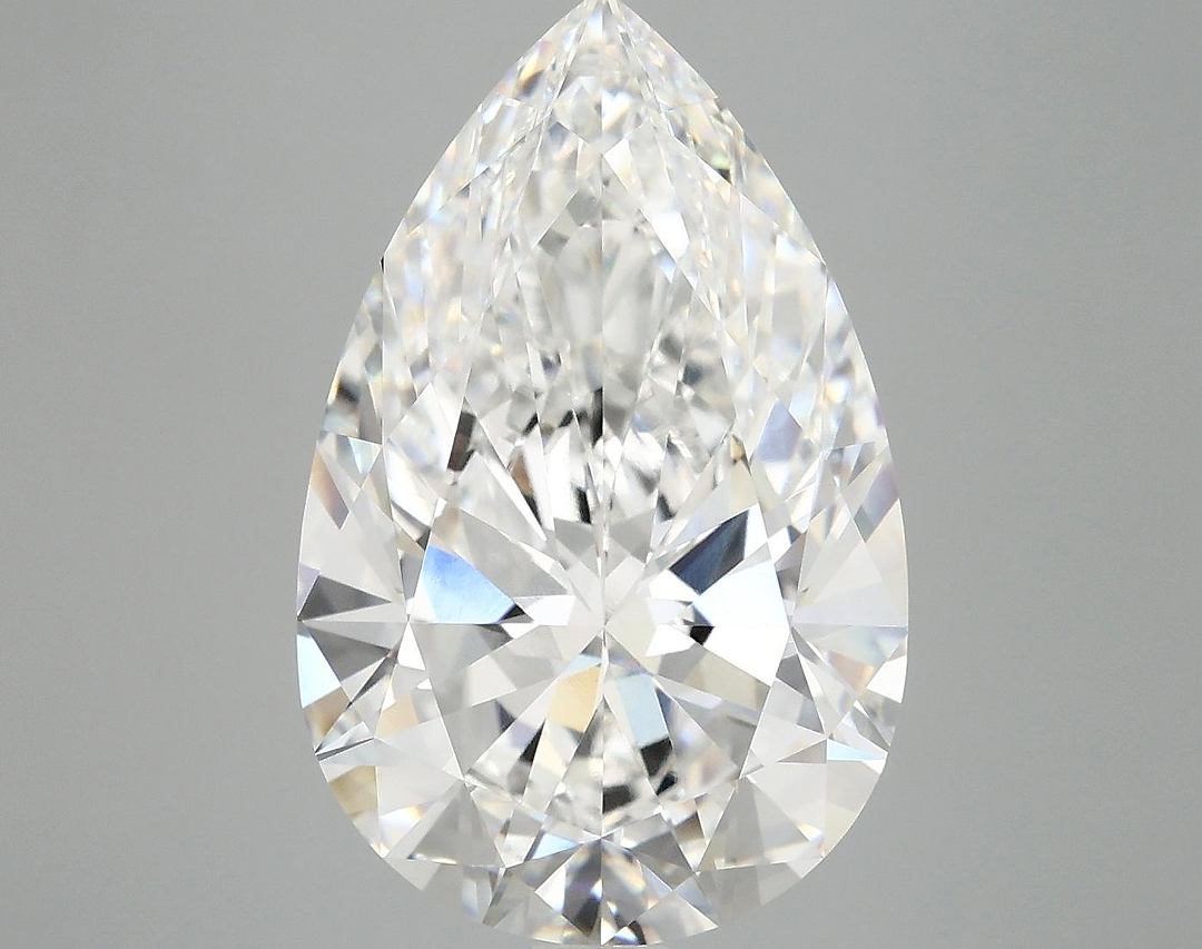 7.15 Carat Pear Shaped Ideal Cut VVS2 IGI Certified Lab Grown Diamond