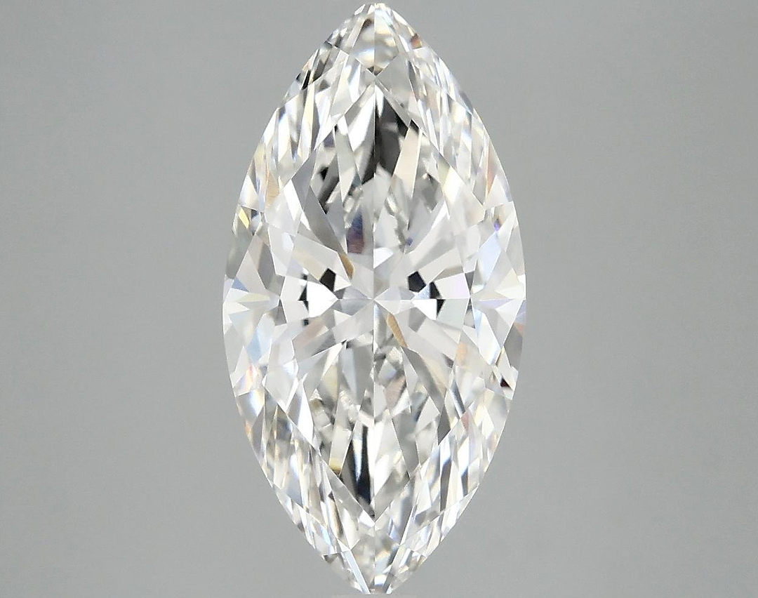 3.02 Carat Marquise Shaped Ideal Cut VVS2 IGI Certified Lab Grown Diamond