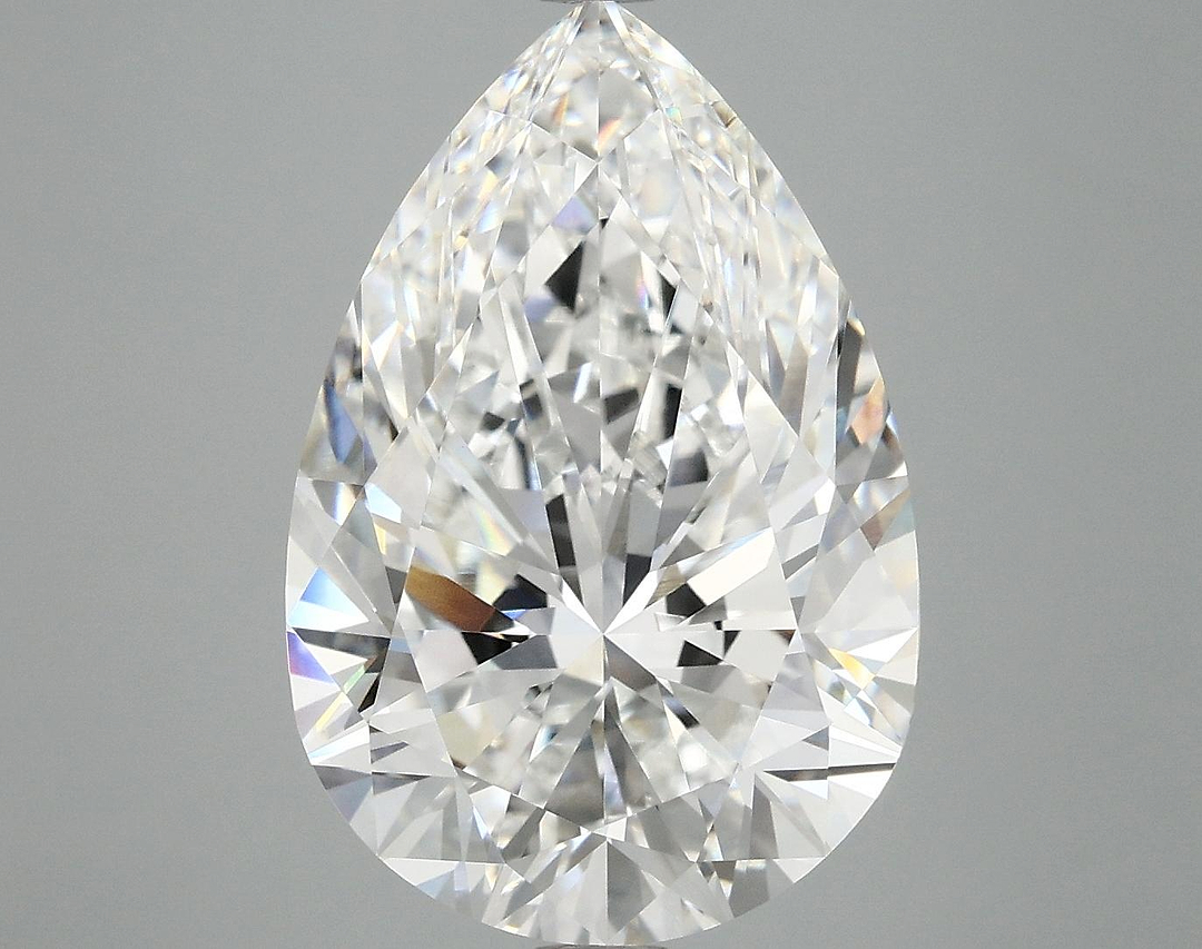 7.19 Carat Pear Shaped Excellent Cut VVS2 IGI Certified Lab Grown Diamond