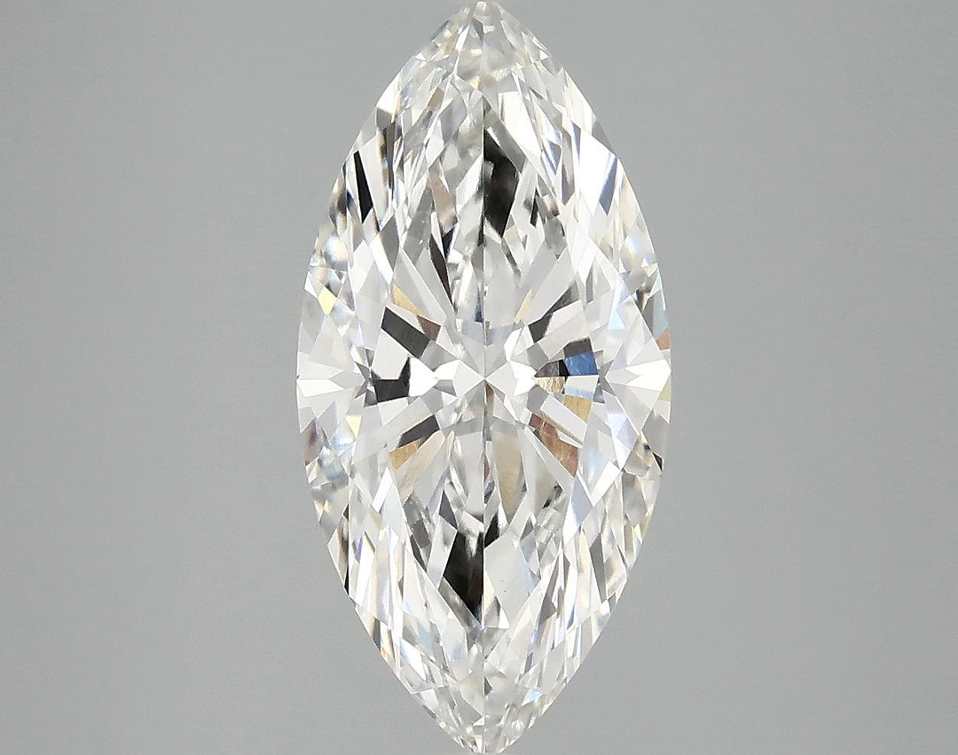 3.04 Carat Marquise Shaped Excellent Cut VVS2 IGI Certified Lab Grown Diamond
