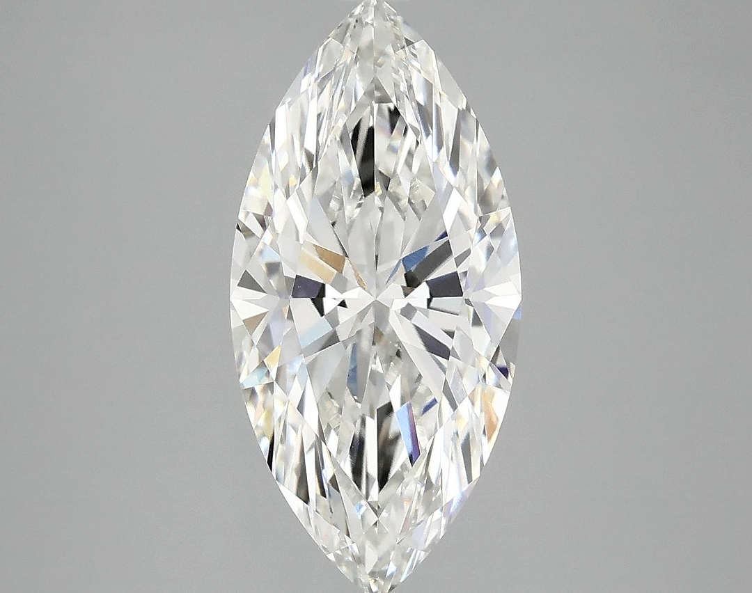 3.05 Carat Marquise Shaped Excellent Cut VVS2 IGI Certified Lab Grown Diamond