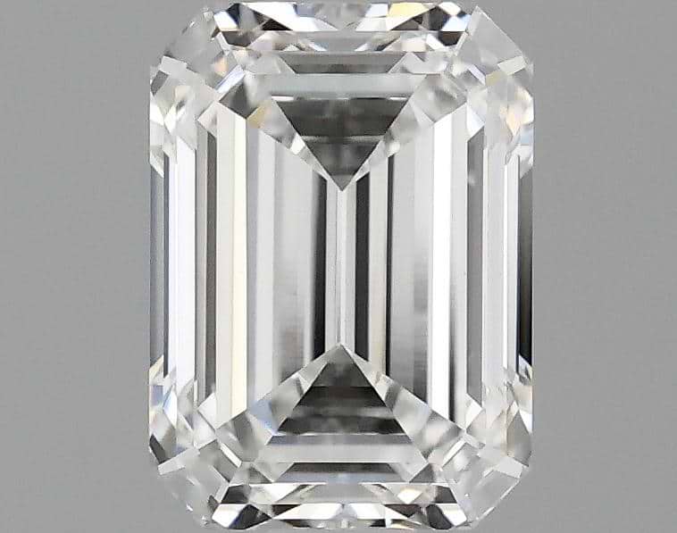 1.07 Carat Emerald Shaped Excellent Cut VVS2 IGI Certified Lab Grown Diamond