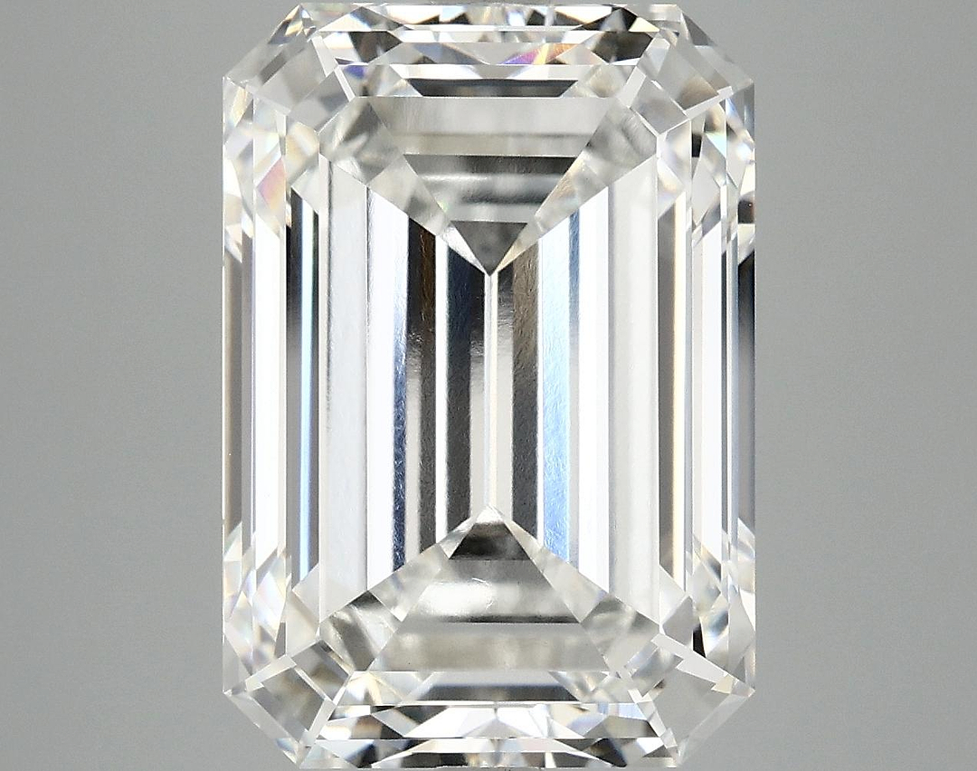 10.07 Carat Emerald Shaped Ideal Cut VVS2 IGI Certified Lab Grown Diamond