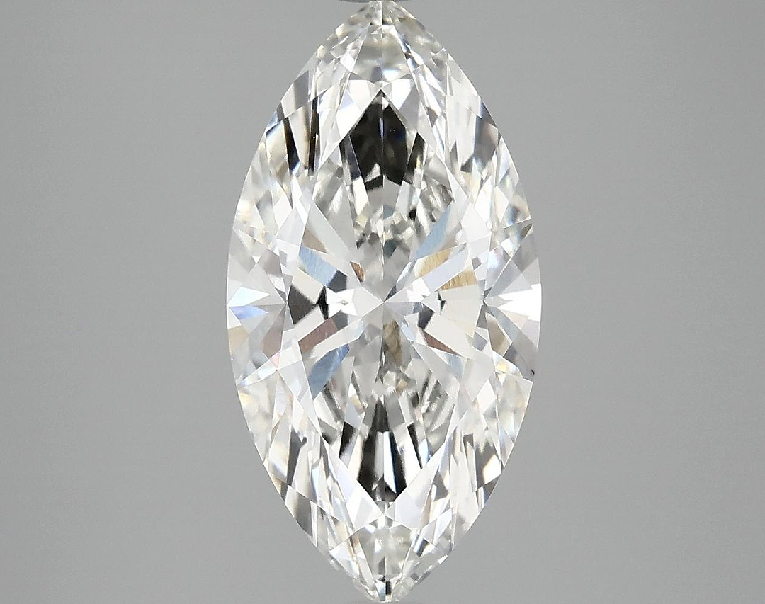 3.07 Carat Marquise Shaped Ideal Cut VVS2 IGI Certified Lab Grown Diamond
