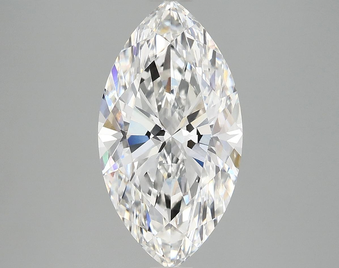 3.02 Carat Marquise Shaped Excellent Cut VVS2 IGI Certified Lab Grown Diamond