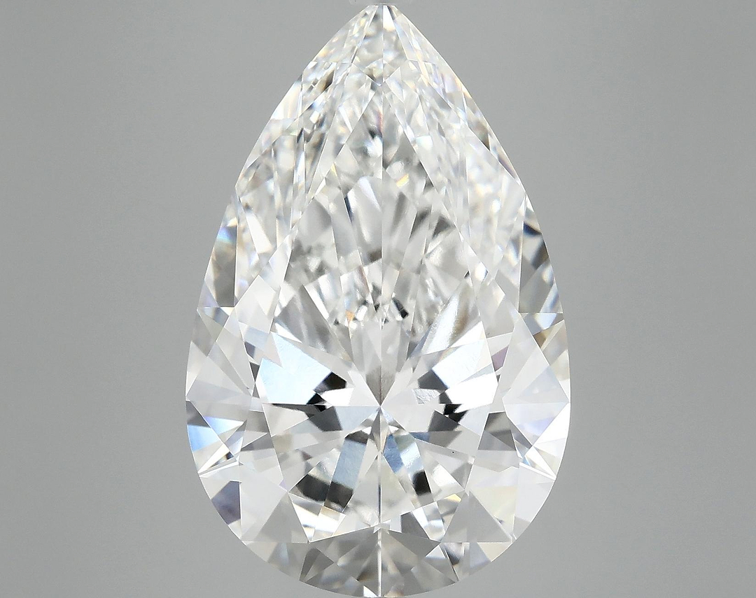 10.12 Carat Pear Shaped Ideal Cut VVS2 IGI Certified Lab Grown Diamond