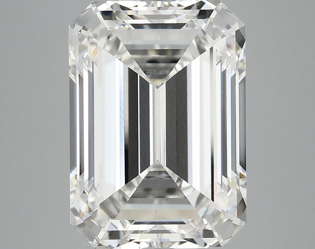 7.18 Carat Emerald Shaped Ideal Cut VVS2 IGI Certified Lab Grown Diamond