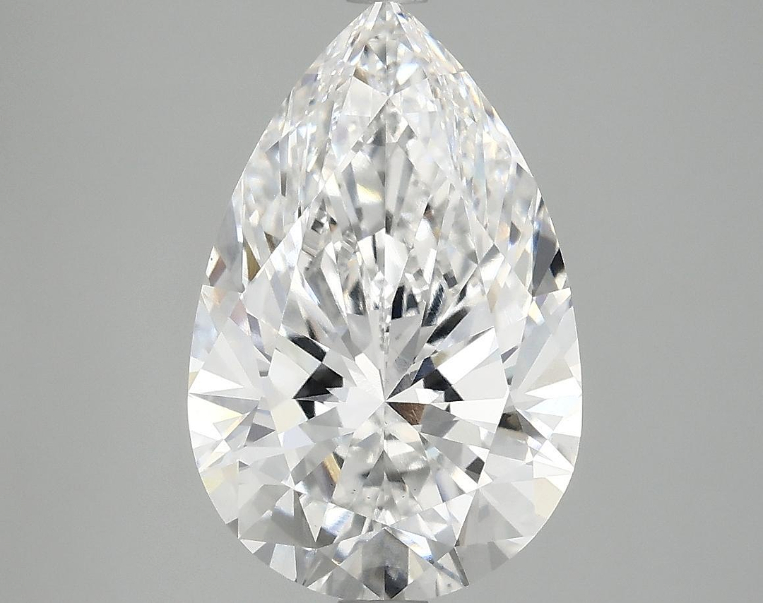 4.05 Carat Pear Shaped Ideal Cut VS1 IGI Certified Lab Grown Diamond