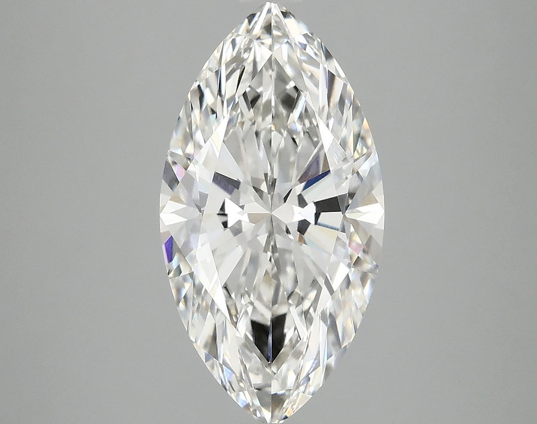 3.07 Carat Marquise Shaped Ideal Cut VVS2 IGI Certified Lab Grown Diamond