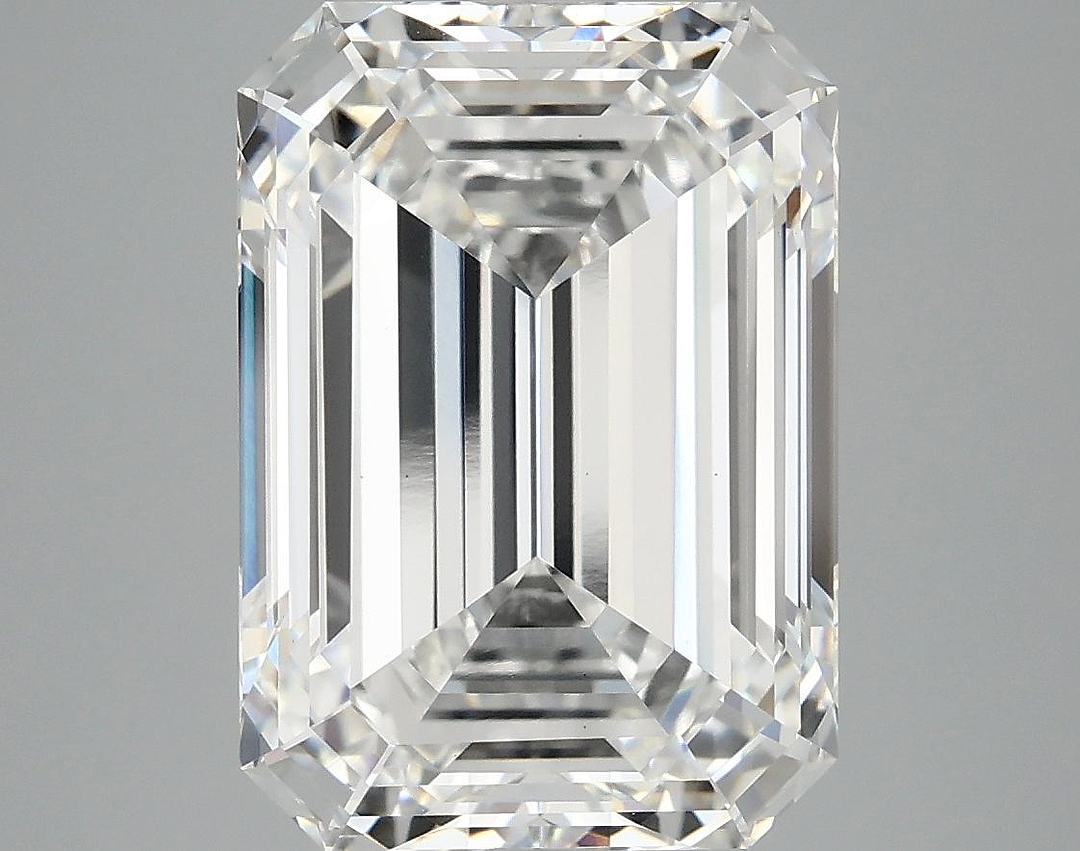 7.18 Carat Emerald Shaped Ideal Cut VVS2 IGI Certified Lab Grown Diamond