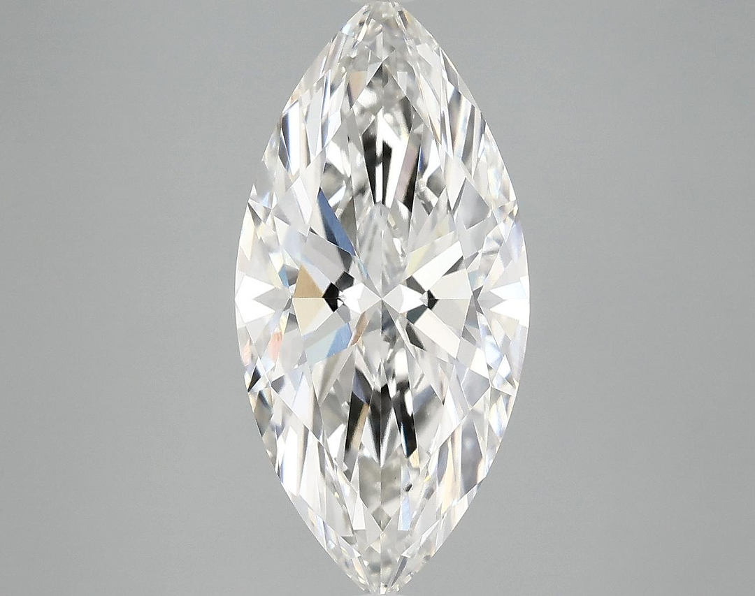 3.47 Carat Marquise Shaped Excellent Cut VVS2 IGI Certified Lab Grown Diamond