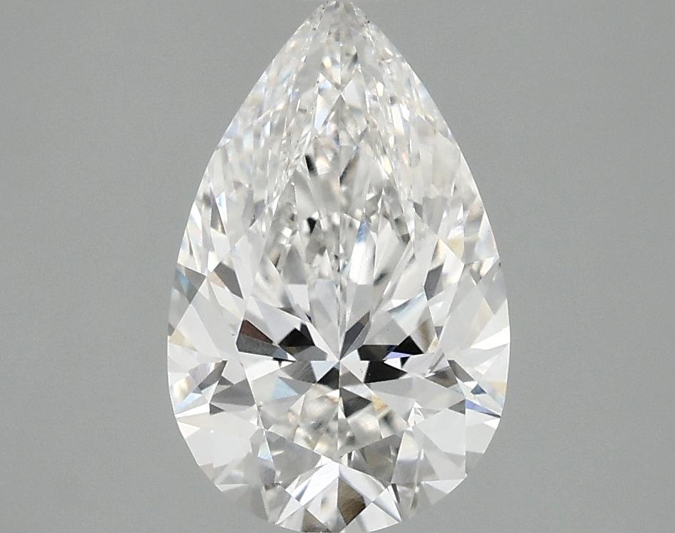 2.05 Carat Pear Shaped Ideal Cut VS1 IGI Certified Lab Grown Diamond
