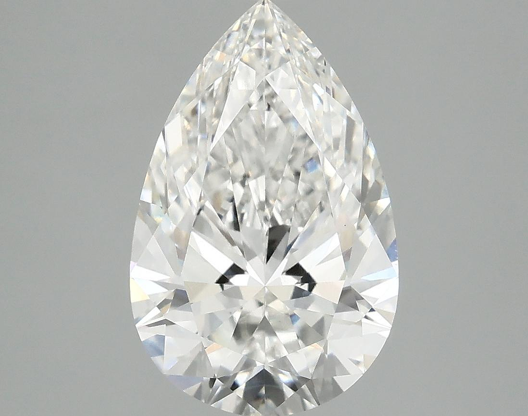 3.09 Carat Pear Shaped Ideal Cut VS1 IGI Certified Lab Grown Diamond