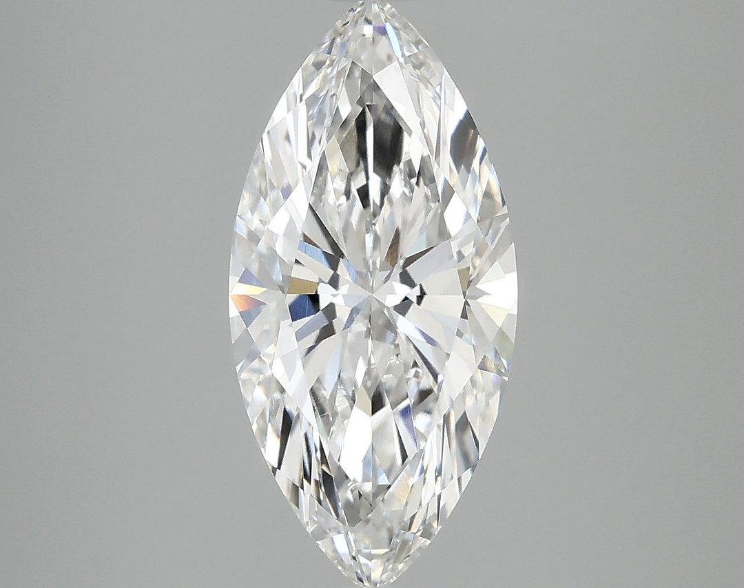 3.03 Carat Marquise Shaped Excellent Cut VVS2 IGI Certified Lab Grown Diamond