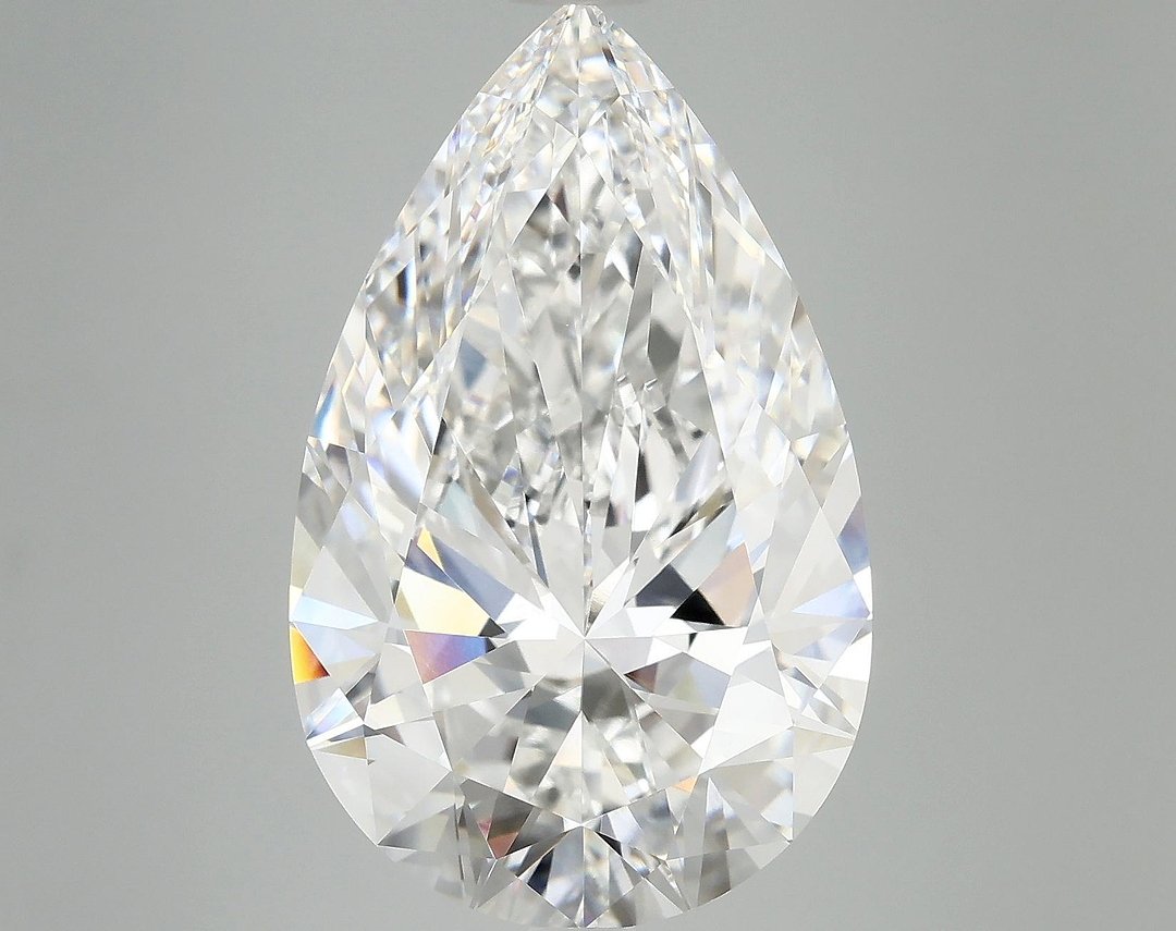 10.0 Carat Pear Shaped Ideal Cut VVS2 IGI Certified Lab Grown Diamond