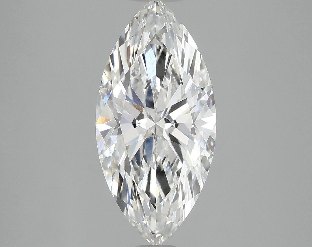 2.03 Carat Marquise Shaped Excellent Cut VVS2 IGI Certified Lab Grown Diamond