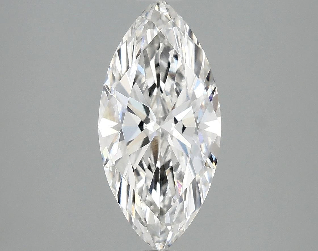 1.85 Carat Marquise Shaped Excellent Cut VVS2 IGI Certified Lab Grown Diamond
