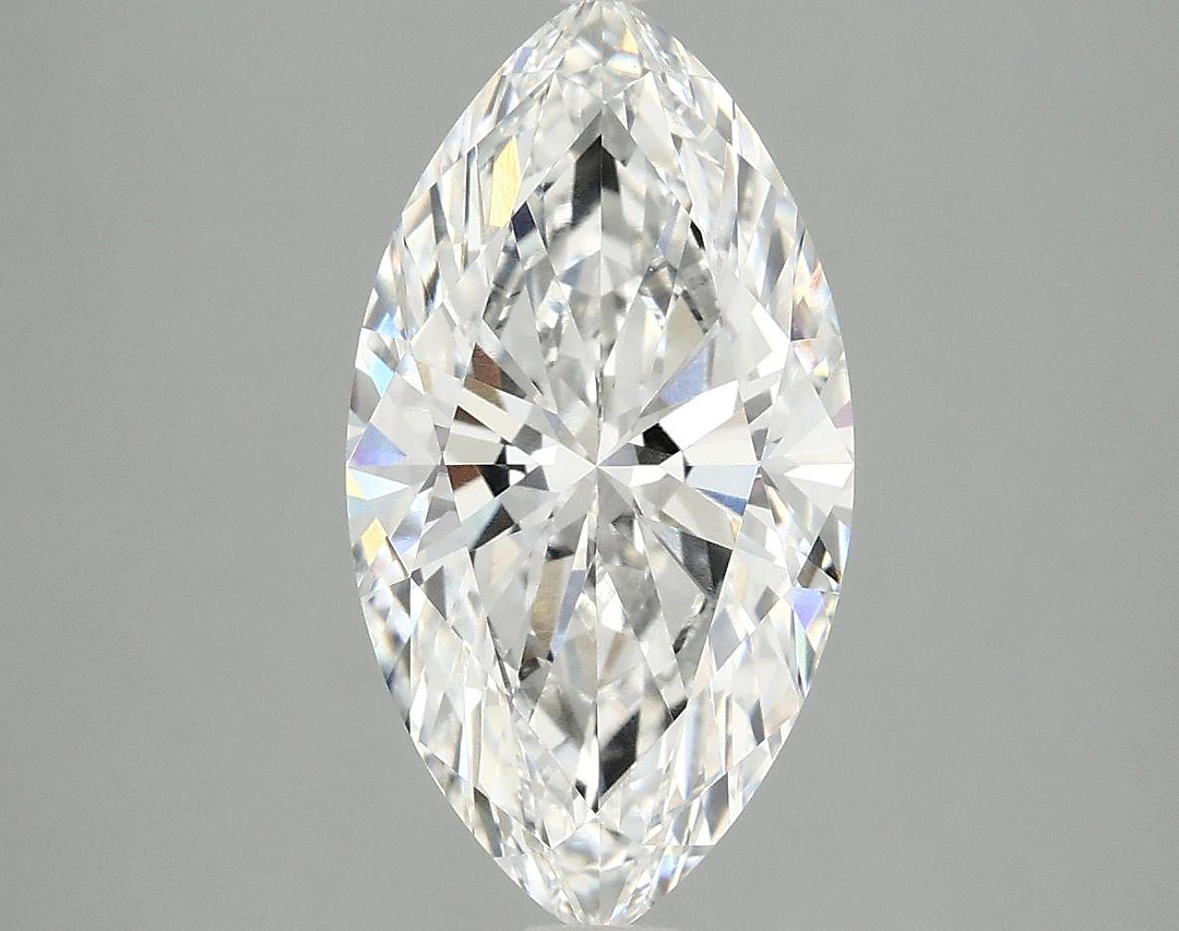 3.02 Carat Marquise Shaped Excellent Cut VVS2 IGI Certified Lab Grown Diamond