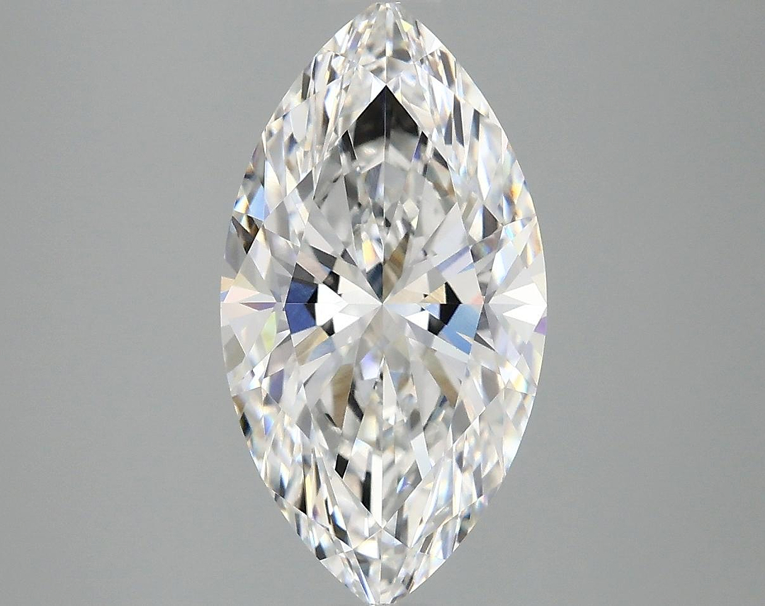 3.09 Carat Marquise Shaped Excellent Cut VVS2 IGI Certified Lab Grown Diamond