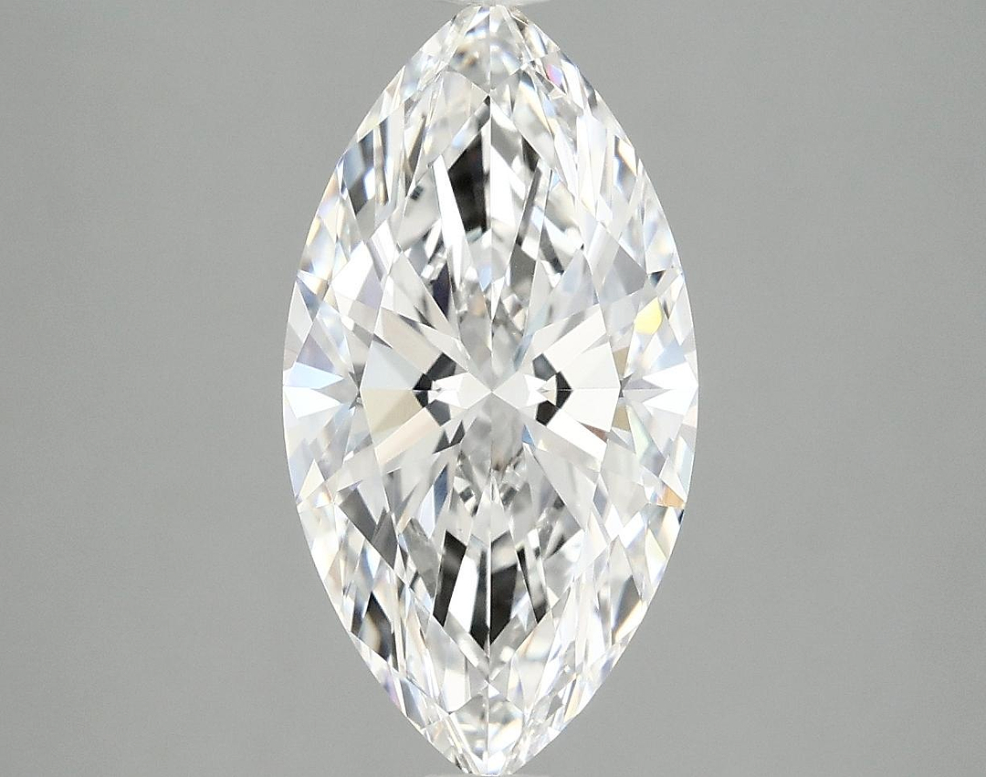 3.02 Carat Marquise Shaped Ideal Cut VVS2 IGI Certified Lab Grown Diamond