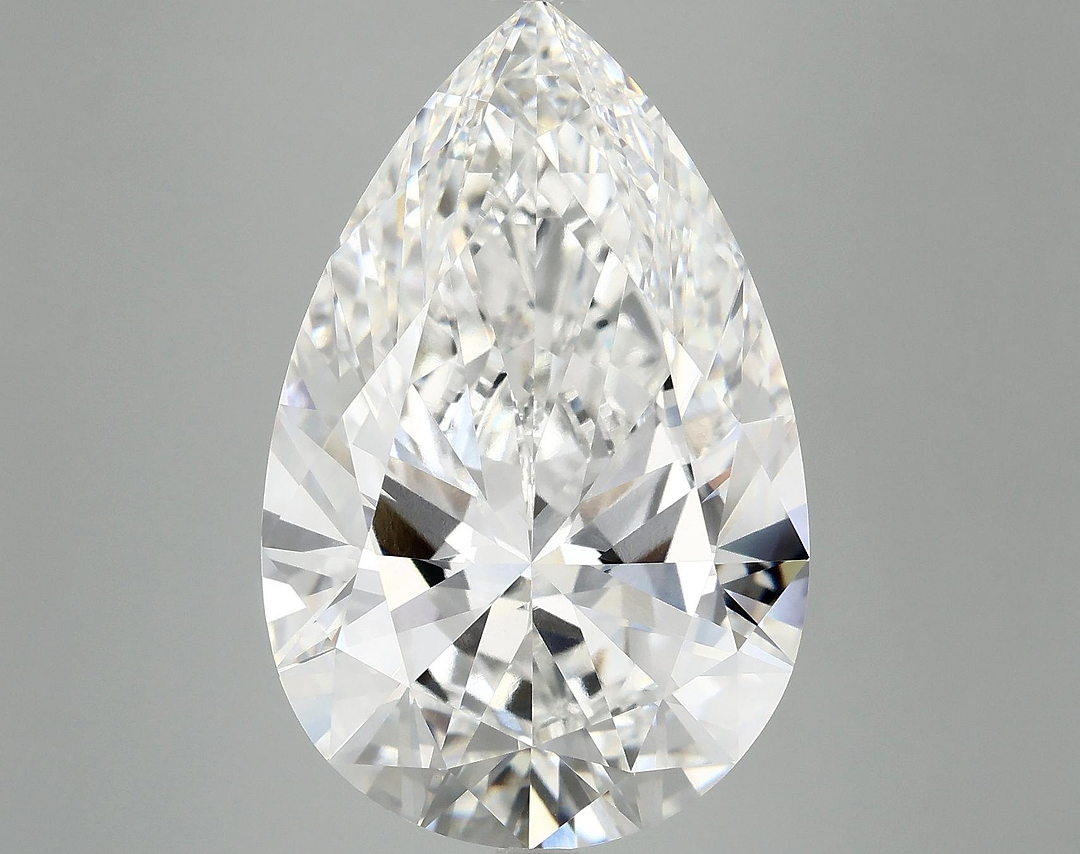 10.85 Carat Pear Shaped Ideal Cut VVS2 IGI Certified Lab Grown Diamond