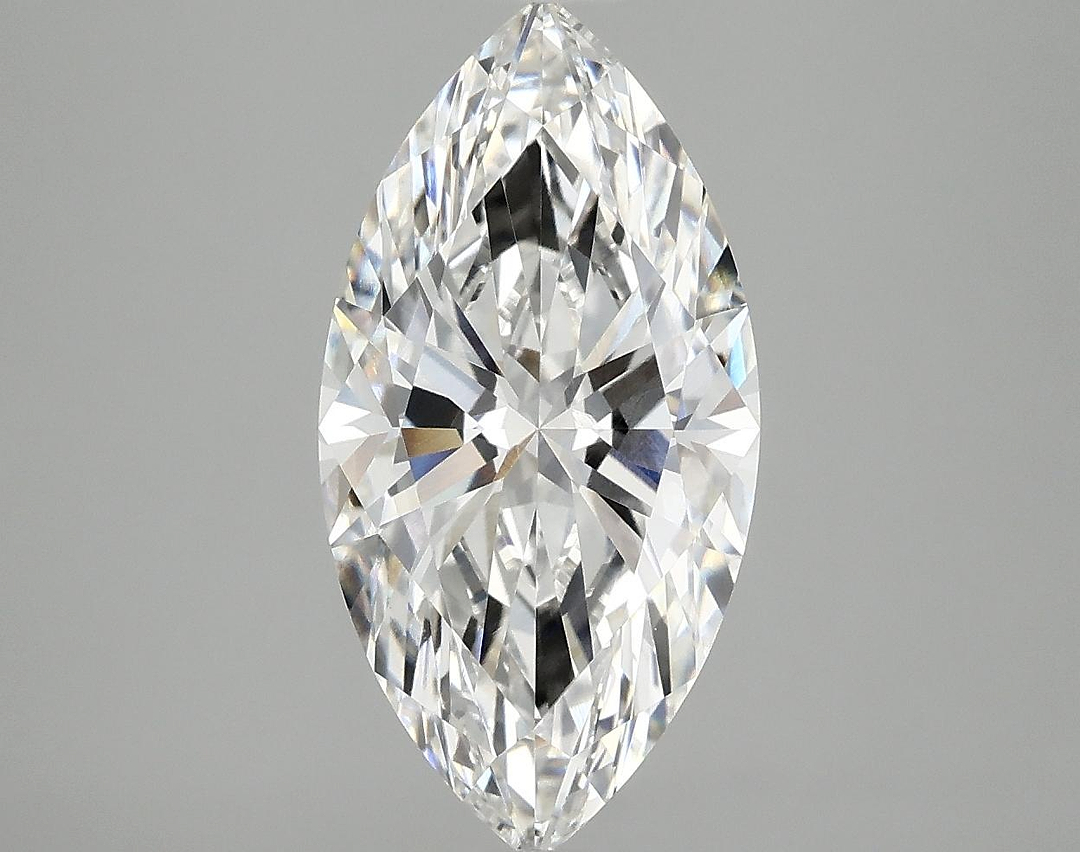 3.09 Carat Marquise Shaped Ideal Cut VVS2 IGI Certified Lab Grown Diamond