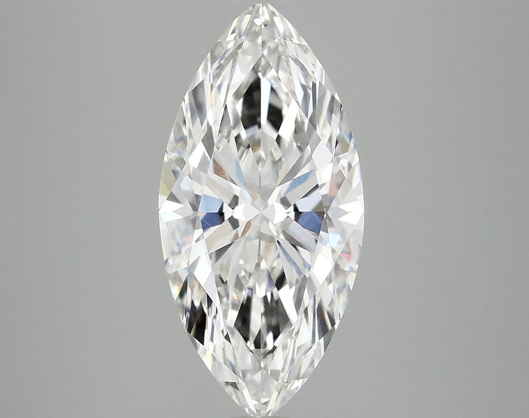 3.03 Carat Marquise Shaped Excellent Cut VVS2 IGI Certified Lab Grown Diamond