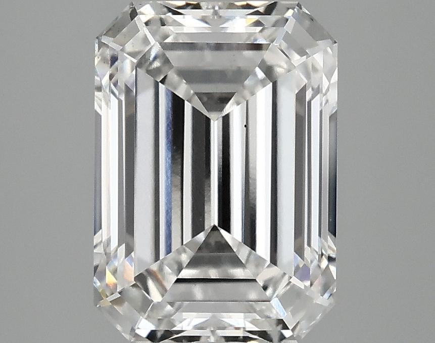 3.45 Carat Emerald Shaped Ideal Cut VS2 IGI Certified Lab Grown Diamond