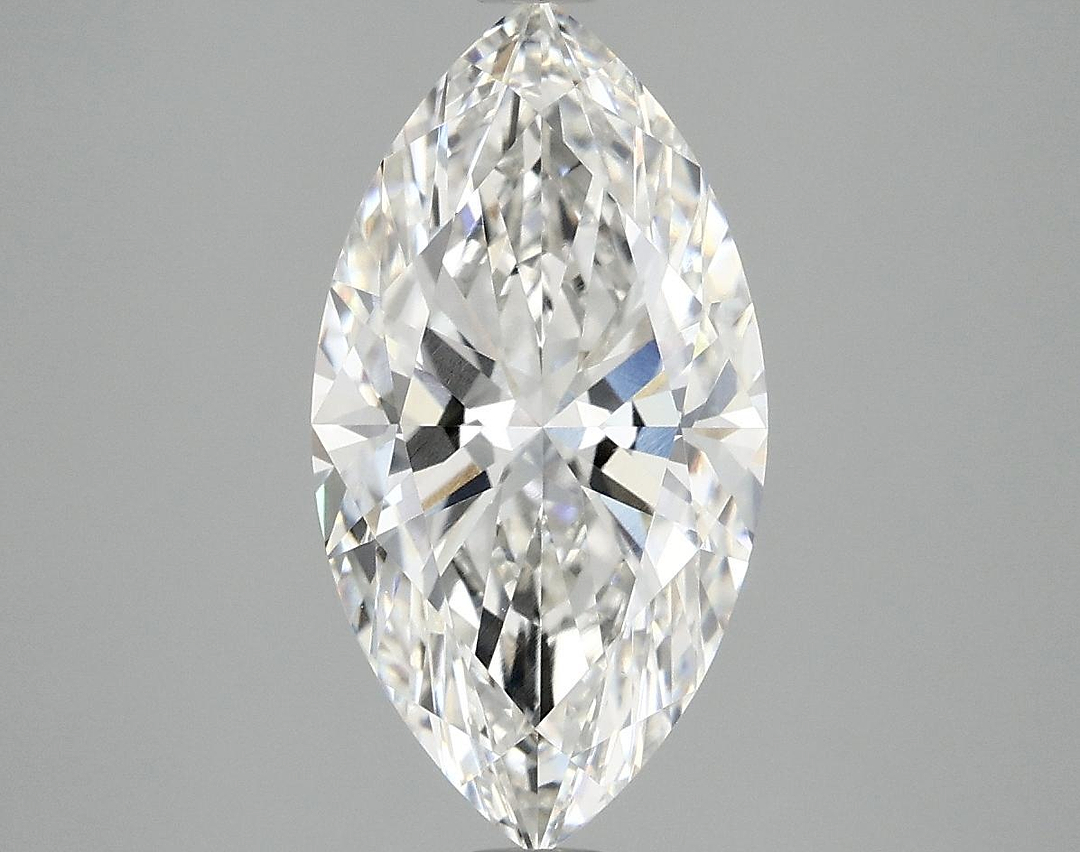 3.05 Carat Marquise Shaped Excellent Cut VVS2 IGI Certified Lab Grown Diamond