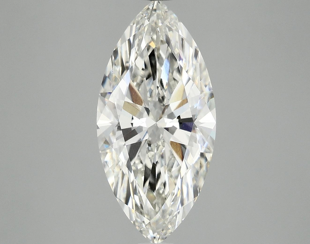 3.07 Carat Marquise Shaped Excellent Cut VVS2 IGI Certified Lab Grown Diamond